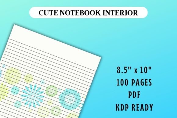 Blue Green Flowers Journal Interior – A Complete Guide for KDP Publishers and Creatives