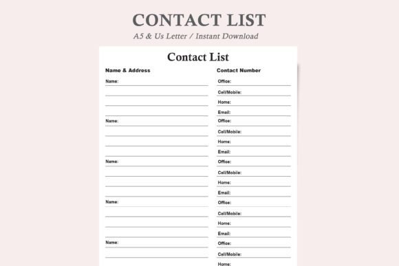 Contact List & Address Book Guide for Everyone