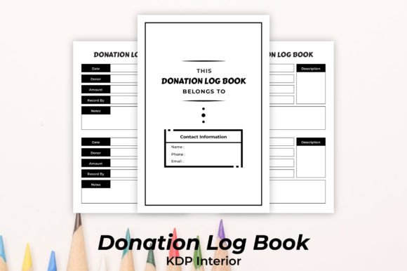 Donation Logbook Journal KDP Interior