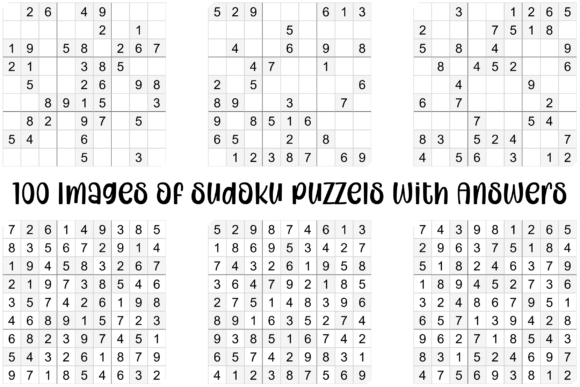 Easy Sudoku Puzzle Images – Volume 02