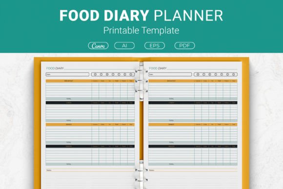 Food Diary Printable Template: A Practical Tool for Tracking Daily Nutrition