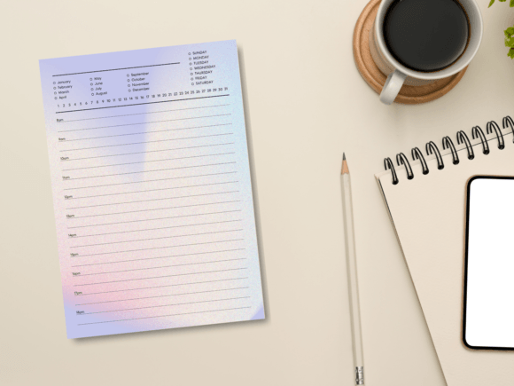 Gradient Minimalistic Daily Planner: A Smarter Way to Structure Your Day