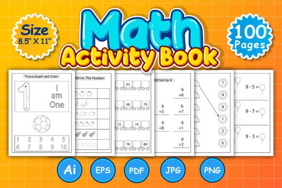 Math Activity Book for KDP V-1 – Creative Ideas for Publishers