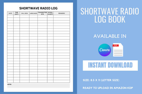 Shortwave Radio Log Book: A Practical Tool for Enthusiasts and Content Creators