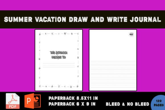 Summer Vacation Draw and Write Journal